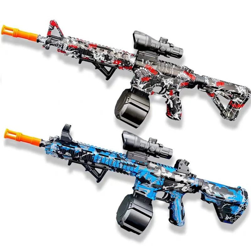 M416 Gun Toy Outdoor Electric Blaster Shooting Sport Gel Bullet Shoot Summer Water Ball Toys For Interactive Parent Child Game - Fullshopping