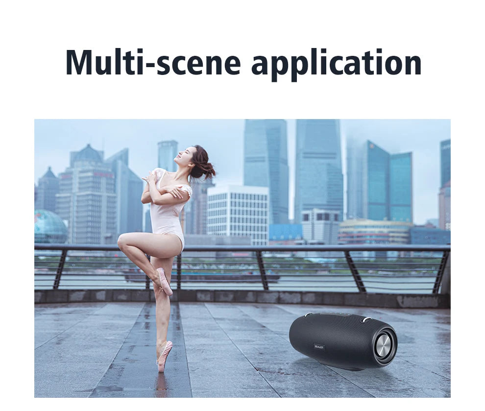 ZEALOT-S67 60W Portable Bluetooth Speaker Outdoor Party Speaker Big Loud Speaker Excellent Bass Performace 3D Speaker - Fullshopping