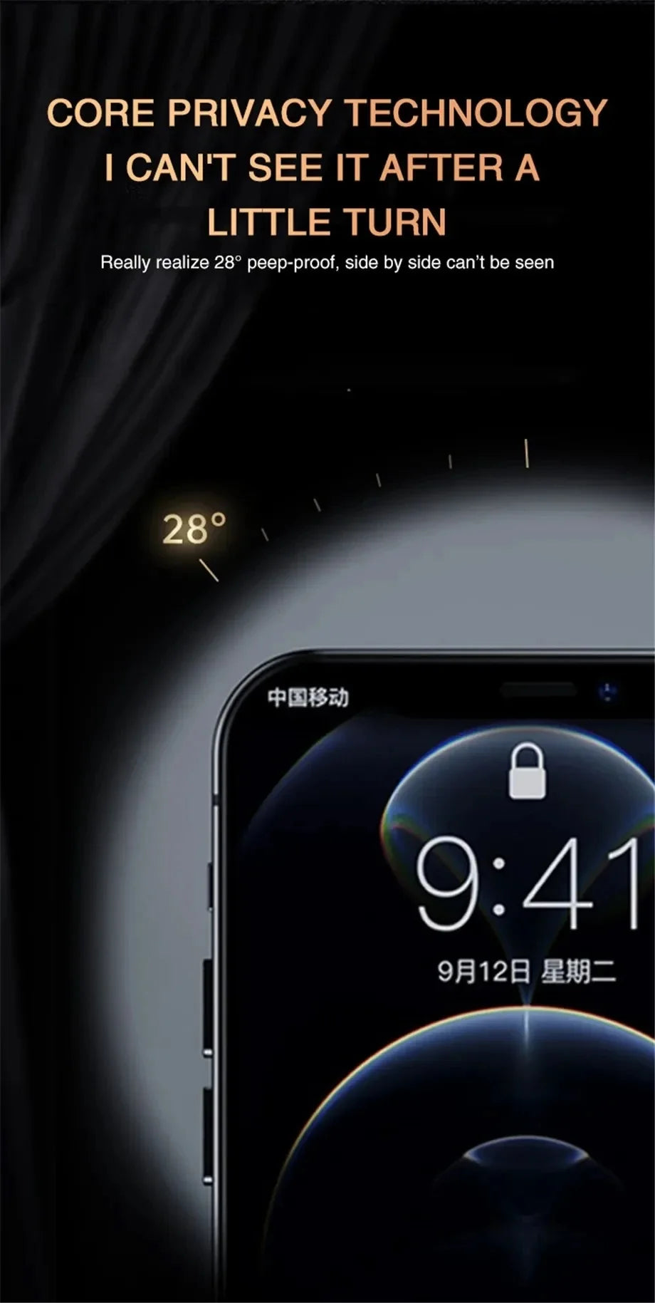 1-4Pcs Anti-spy Tempered Glass for IPhone 15 14 13 12 11Pro Max Full Cover Privacy Screen Protector For iPhone X XS Max XR Glass - Fullshopping