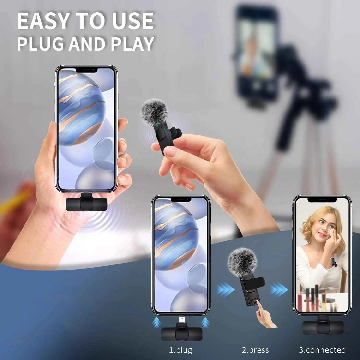 Wireless Lavalier Microphone - Fullshopping