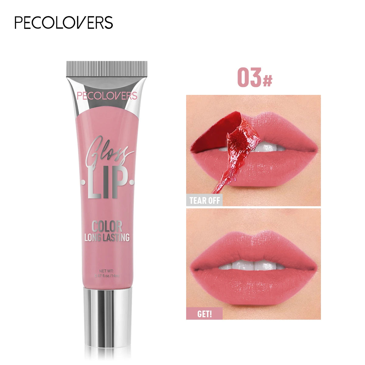6-color Liquid Peel-off Lip Gloss Waterproof Long-lasting Peel-off Lip Gloss Non-stick Cup Makeup Moisturizing Makeup for Women - Fullshopping