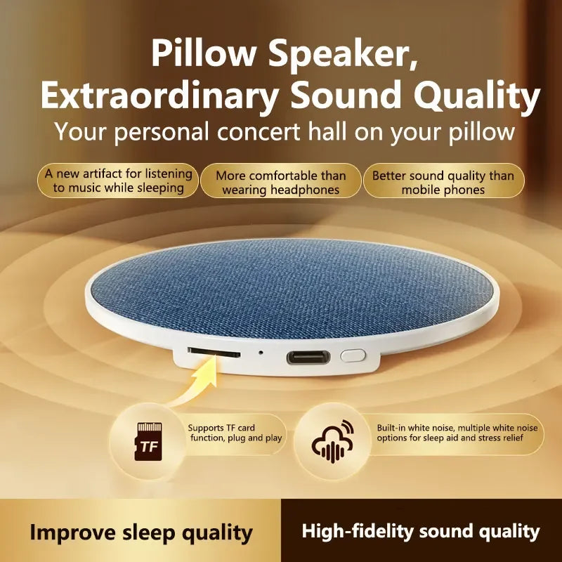 Pillow Side Sleep Aid Speaker Ultrasonic Sleep Aid High Dynamic Sound Quality Under Pillow Butterfly Bluetooth Speaker 2026