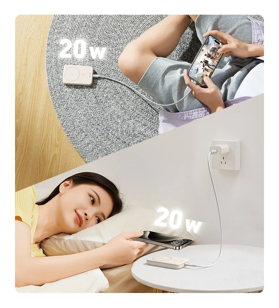 UGREEN PD20W Power Bank Magnetic 10000mAh Portable Wireless Fast Charging PowerBank for Magsafe for iPhone 17 15 Pro Max 16 Pro - Fullshopping