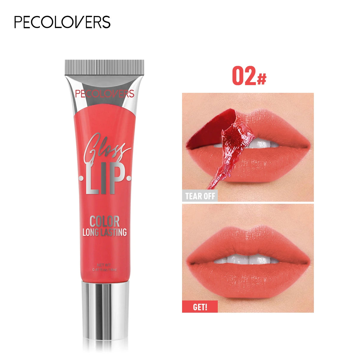 6-color Liquid Peel-off Lip Gloss Waterproof Long-lasting Peel-off Lip Gloss Non-stick Cup Makeup Moisturizing Makeup for Women - Fullshopping