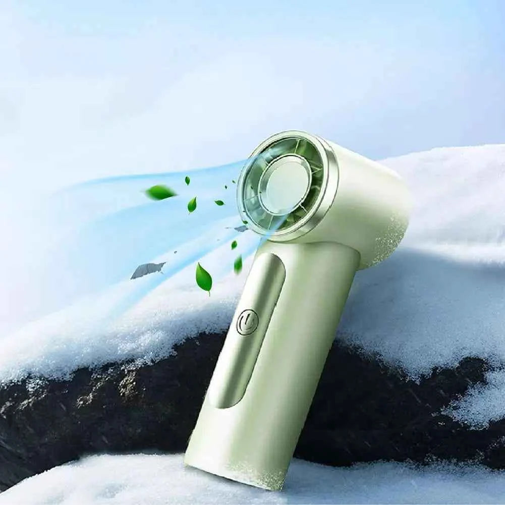 Portable Handheld Fan,4000mAh Rechargeable Turbo Personal Mini Fan,Pocket Design for Concerts, Sports Games, Camping, Travelling