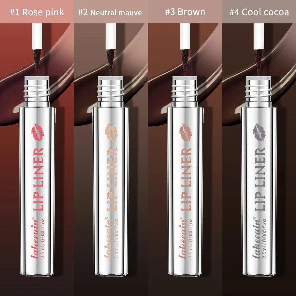 Waterproof Lip Liner Peel Off Tattoo Lipgloss Waterproof Long Lasting Matte Lip Tint Brown Contour Tear-off Lips Stain Cosmetic - Fullshopping