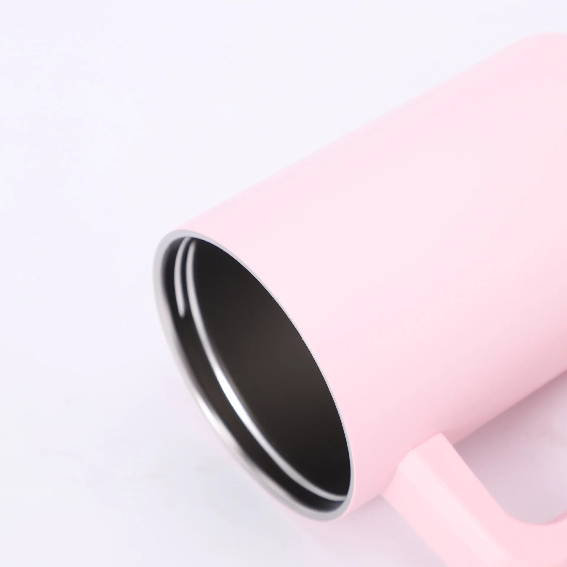 24OZ Car Thermos Cup With Straw Handle,Double Stainless Steel Flasks,Large Capacity Drinkware,Outdoor Ice Bullock Water Bottle - Fullshopping