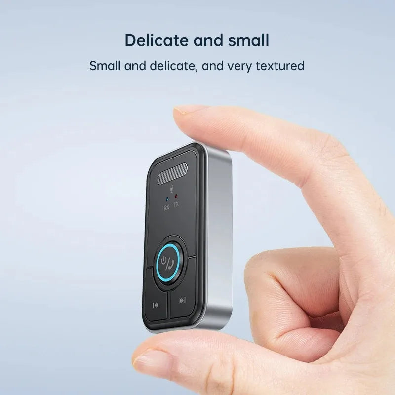 Bluetooth 5.3 Transmitter Receiver Adapter Wireless Audio For Car Music Headphone Speaker 3.5mm Jack AUX Wireless Audio Adapter - Fullshopping