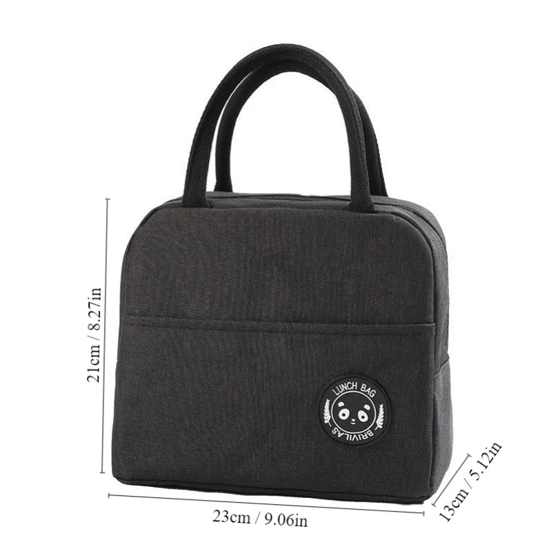 Insulated Lunch Bag Insulation Bento Pack Aluminum Foil Rice Bag Meal Pack Ice Pack Student Bento Lunch Handbag Insulation - Fullshopping