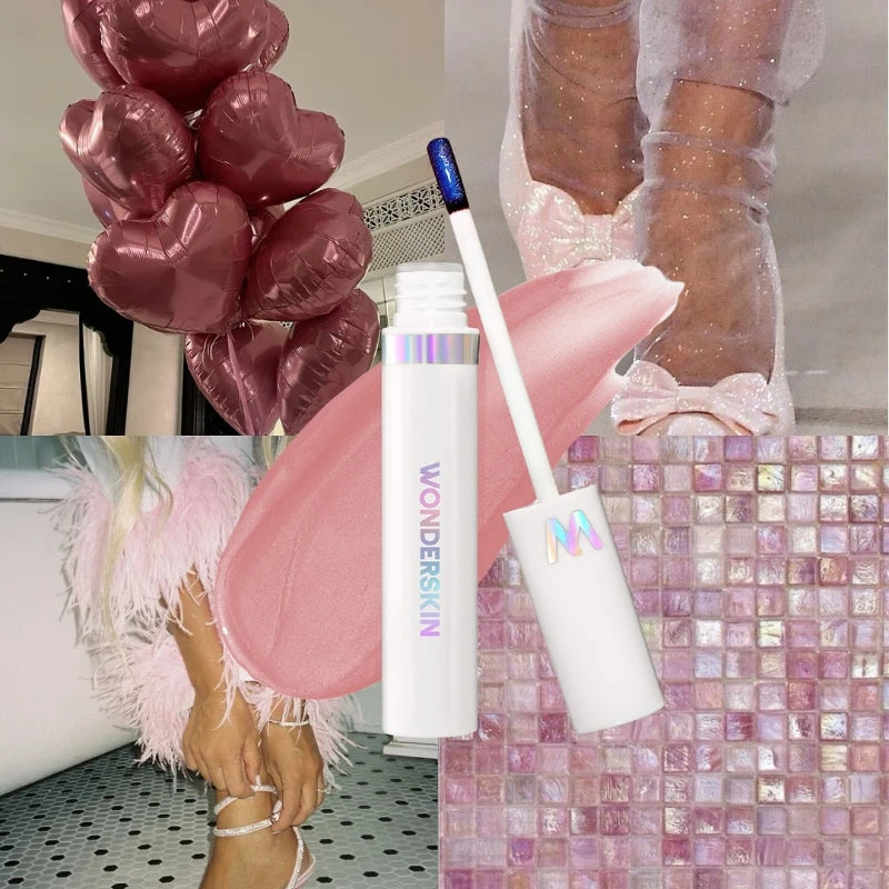 Wonderskin Peel Off Lip Stain Reveal Lasting Waterproof Pink Gloss Tint Transfer Proof Non-stick Cup Natural Cosmetics Wonder - Fullshopping