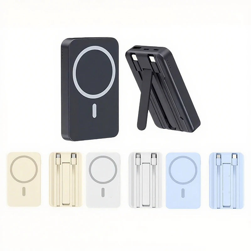 100000mAh Wireless Magnetic Power Bank Portable PD22.5W Fast Charging External Battery for Magsafe for iPhone17 16 15 Xiaomi 17 - Fullshopping