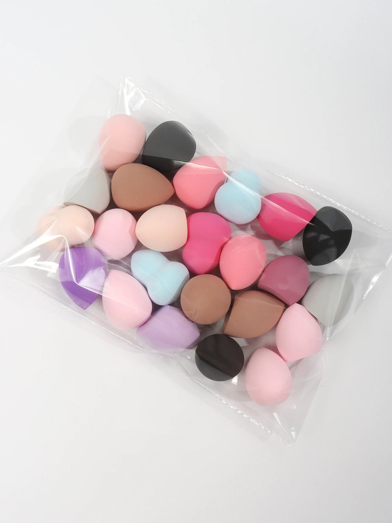 Medium Size Beauty Sponge 6/12/24/36/60 Pieces, Random Color and Shape, Foundation Mixing Beauty Sponge, Liquid, Cream and Powde - Fullshopping