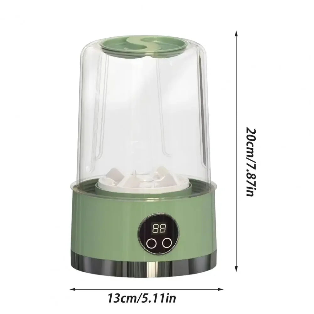 Portable Cordless Washing Machine,USB Rechargeable, Mini Washer For /Underwear/Socks/Baby Clothes Home Travel Laundry Bucket - Fullshopping
