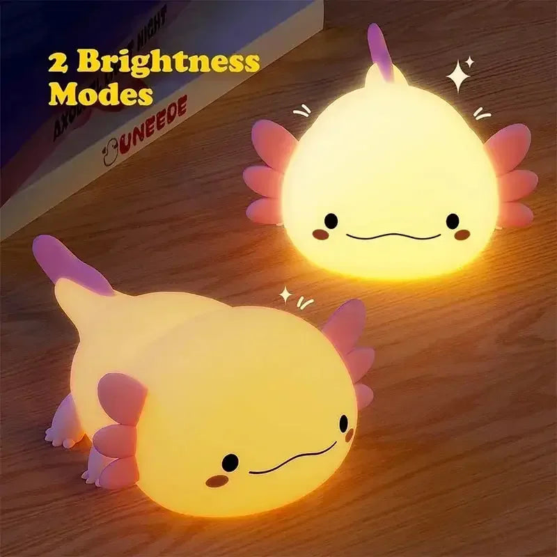 Soft Silicone Night Light - USB Rechargeable Touch Control 3-Level Dimmable Bedside Lamp for Nursery, Kids, Babies & Gift Decor - Fullshopping