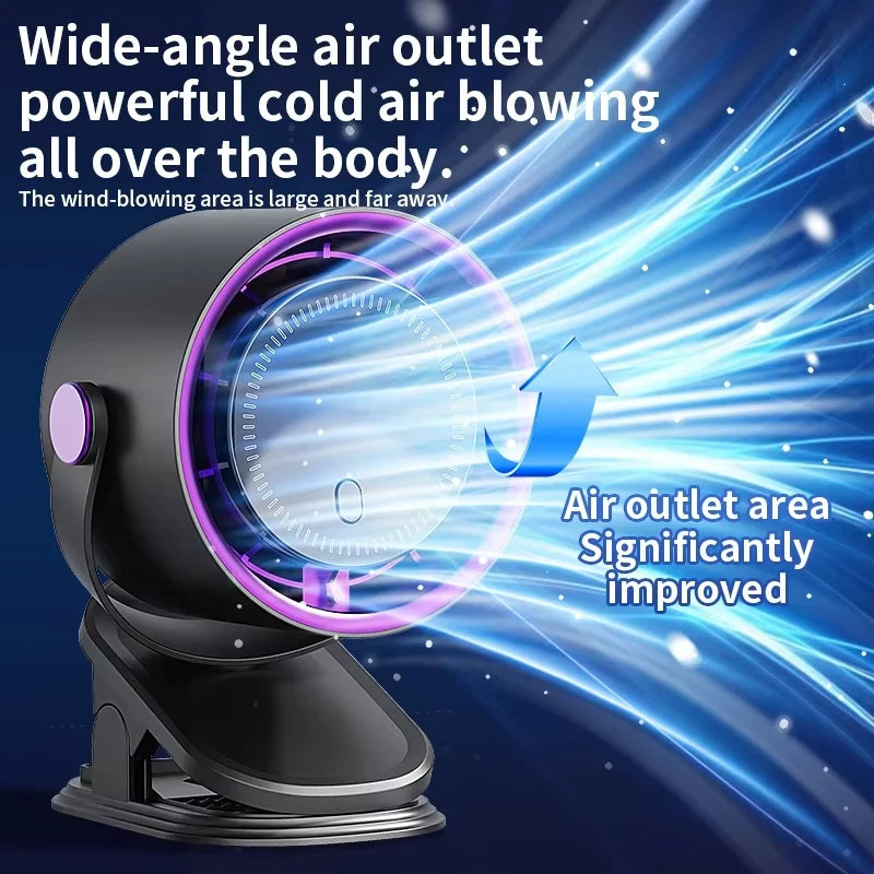 New Wukong Turbo 100-Speed High-Power Turbo Fan, Drops 26°C in 3 Seconds, Quiet for Home Use, Ideal for Dorms & Camping