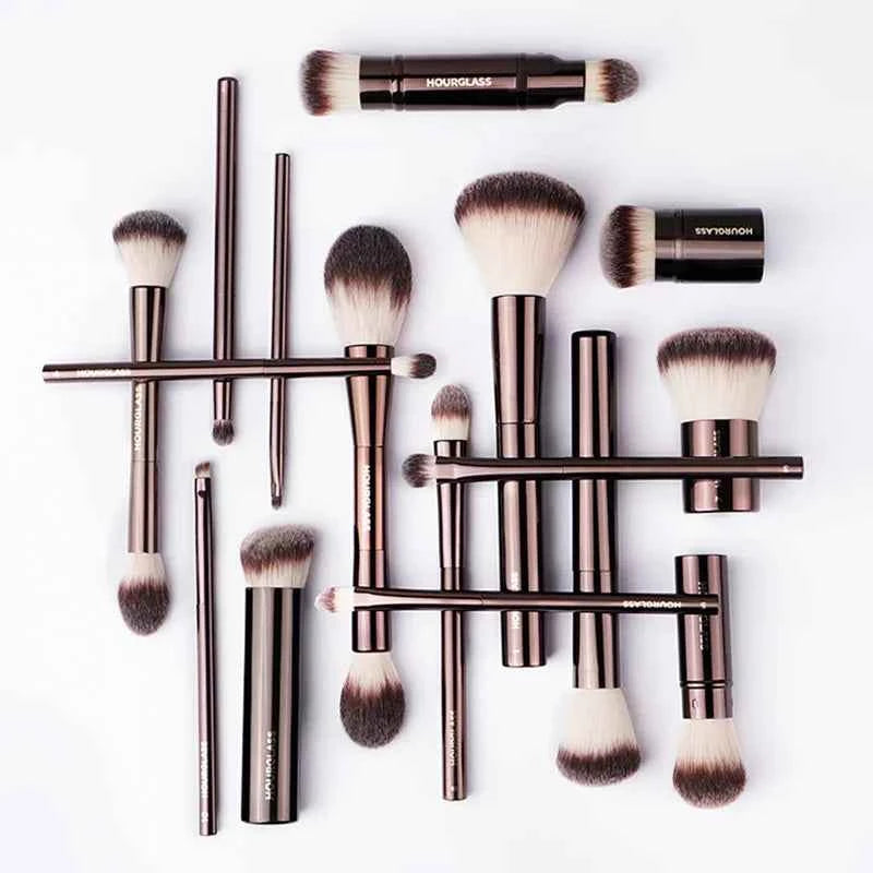 Hourglass Makeup Brushes Powder Foundation Concealer Blusher Bronzer Eye Shadow Eyebrow Eyeliner Sculpting Brush - Fullshopping