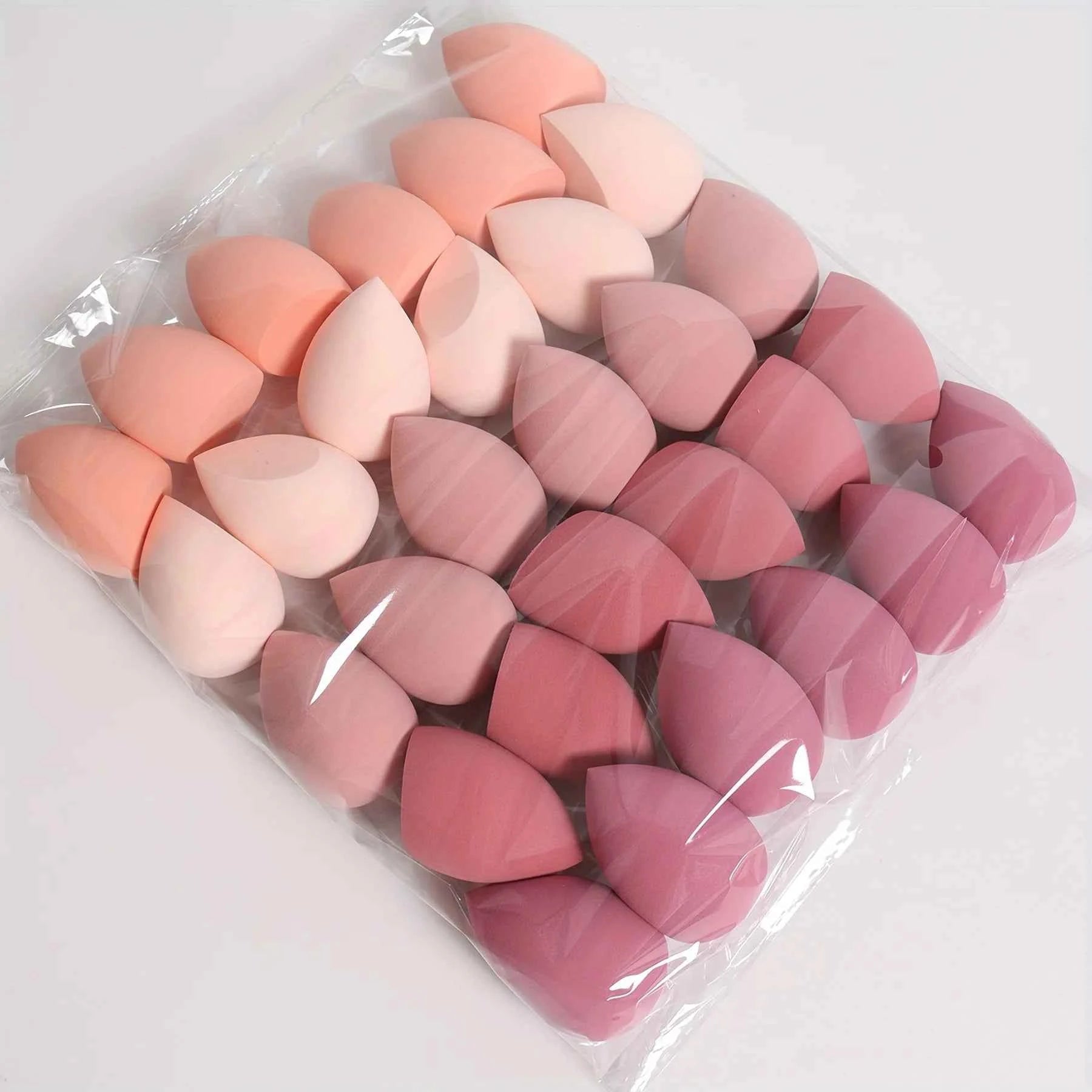 7piece/18piece makeup sponge set, suitable for liquid BB cream powder application, makeup egg dry wet dual-use powder puff - Fullshopping