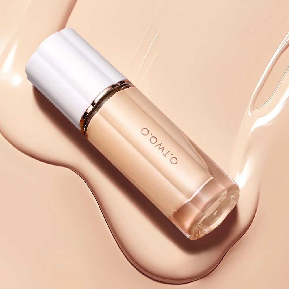O.TWO.O 30ml Liquid Foundation Oil-control High Coverage Makeup Base Cream SPF30 Waterpoof Concealer Makeup Face Foundation - Fullshopping