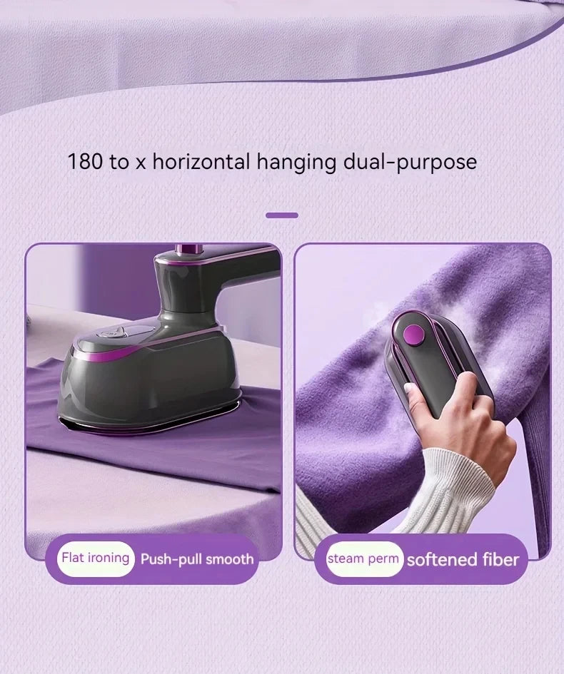 Handheld Steam Iron Portable Mini Dormitory Home Hanging Iron Foldable For Easy Travel Quick Dressing And Ironing Of Clothes - Fullshopping