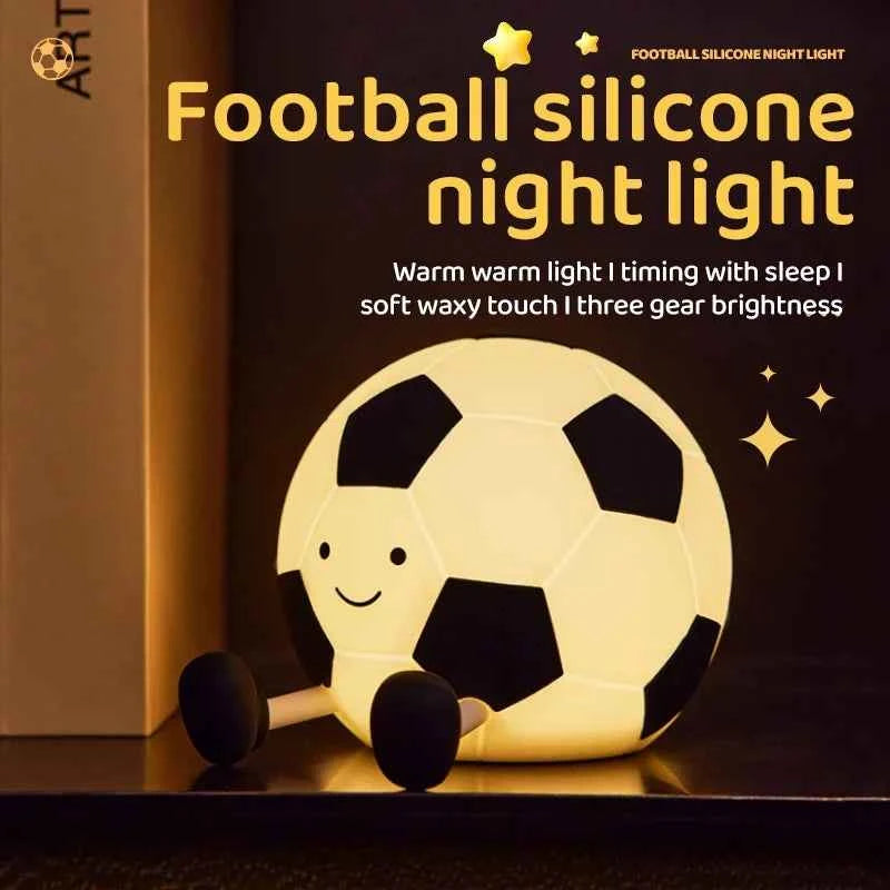 Soft Silicone Night Light - USB Rechargeable Touch Control 3-Level Dimmable Bedside Lamp for Nursery, Kids, Babies & Gift Decor - Fullshopping