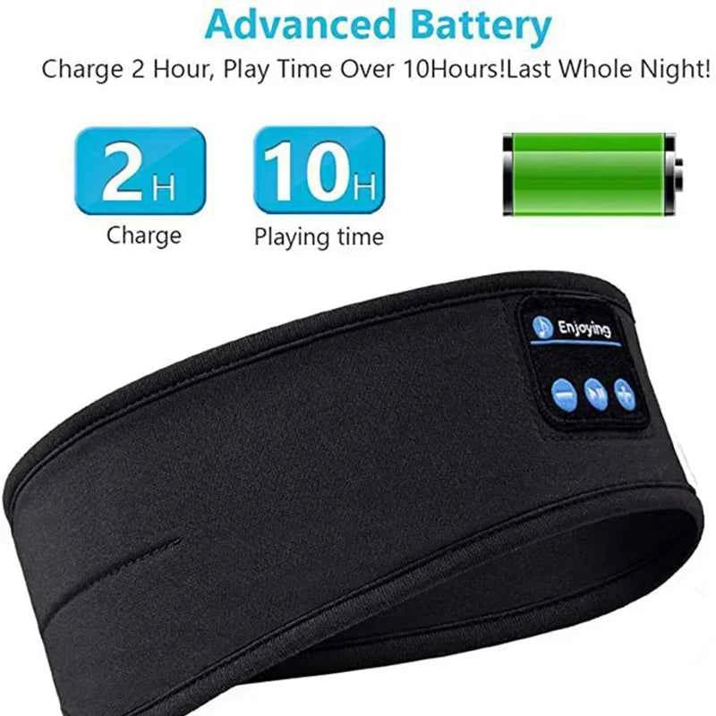 Original Wireless Bluetooth Headset Sports Sleep Headband Eye Mask Fone Bluetooth Earphones Air Pro Earbuds Wireless Headphones - Fullshopping
