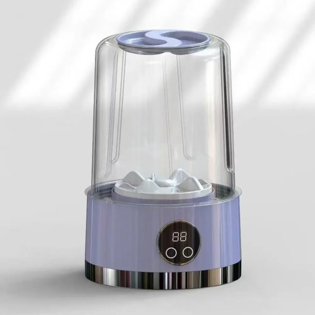 Portable Cordless Washing Machine,USB Rechargeable, Mini Washer For /Underwear/Socks/Baby Clothes Home Travel Laundry Bucket - Fullshopping