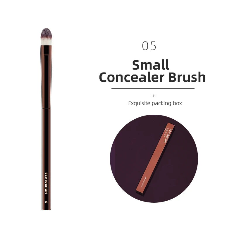 Hourglass Makeup Brushes Powder Foundation Concealer Blusher Bronzer Eye Shadow Eyebrow Eyeliner Sculpting Brush - Fullshopping