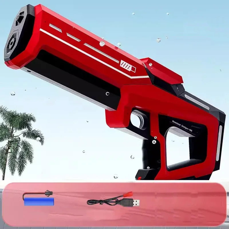 Water Guns Electric For Adults Powerful Squirt Automatic Water Suction Water Blasters Summer Outdoor Beach Toy For Kids Gift