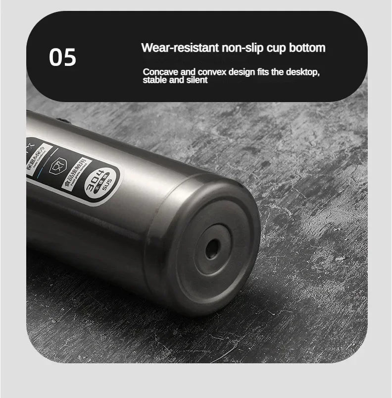 500ML-1Liter Stainless Steel Thermos Bottle with LED Temperature Display Sus304 Tea Water Bottle Vacuum Flask Portable Cups - Fullshopping