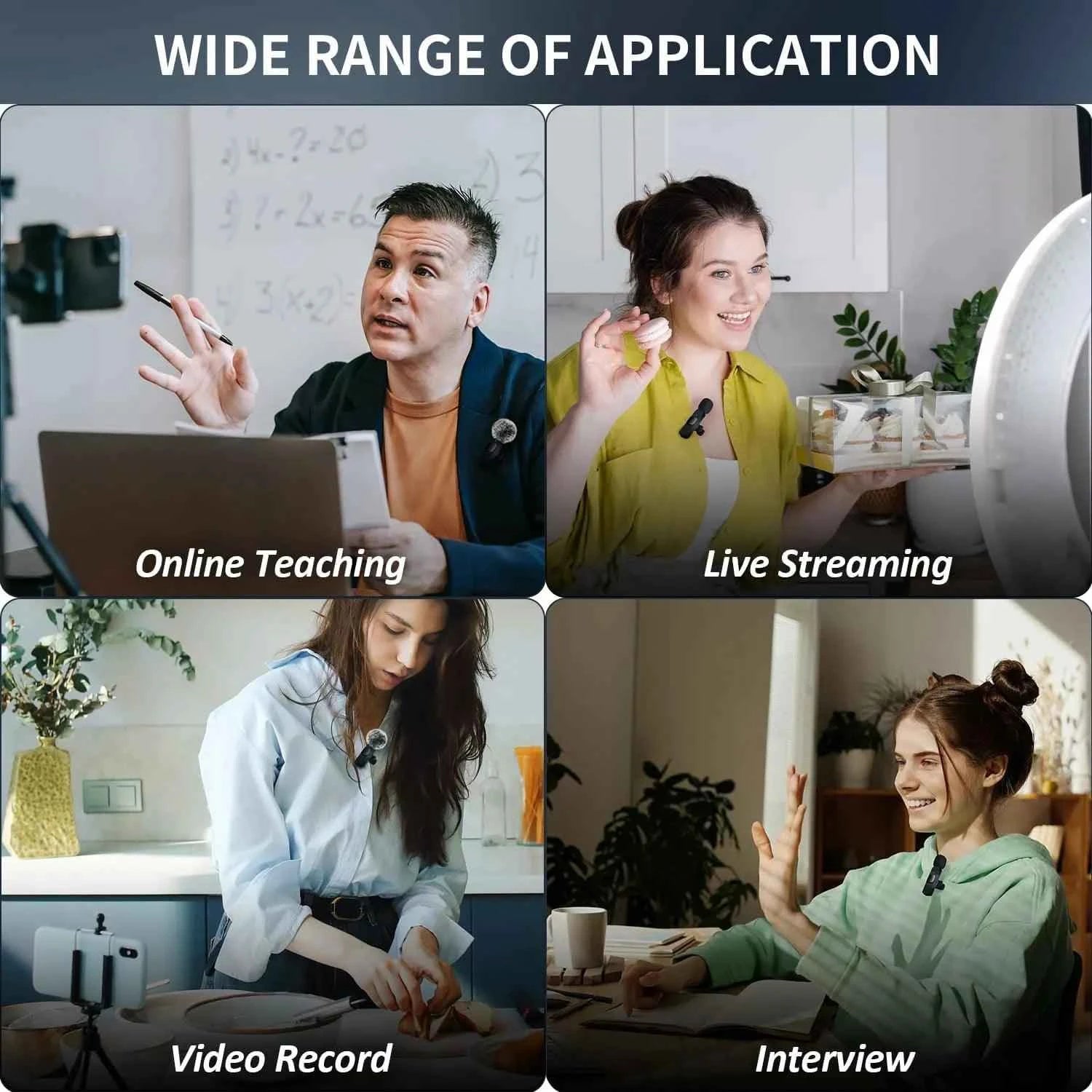 Wireless Lavalier Microphone - Fullshopping