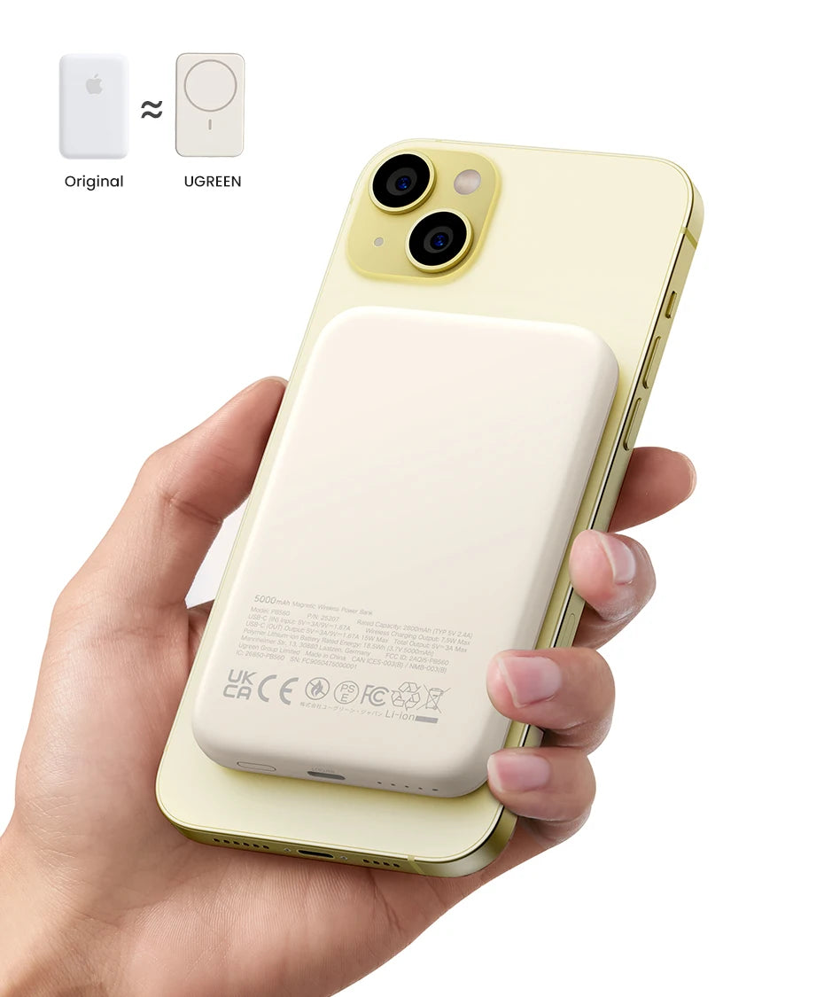UGREEN PD20W Power Bank Magnetic 10000mAh Portable Wireless Fast Charging PowerBank for Magsafe for iPhone 17 15 Pro Max 16 Pro - Fullshopping