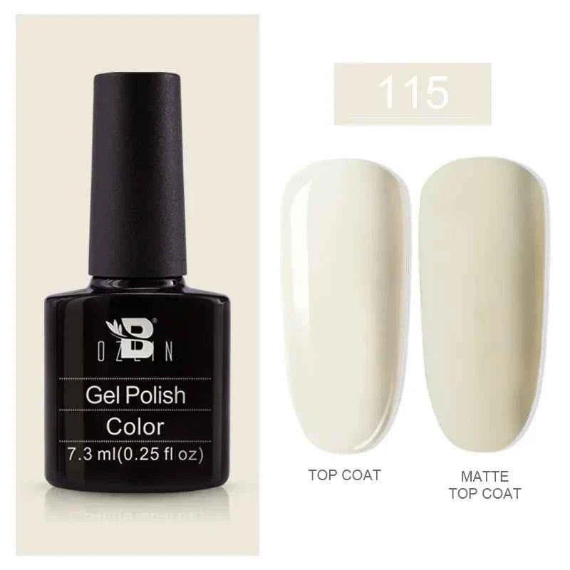 BOZLIN 15ML Super Top Coat  Function Gel No Wipe Matte Top Gel Transparent Soak Off  UV LED Nail Art Manicure Gel Varnish Primer - Fullshopping