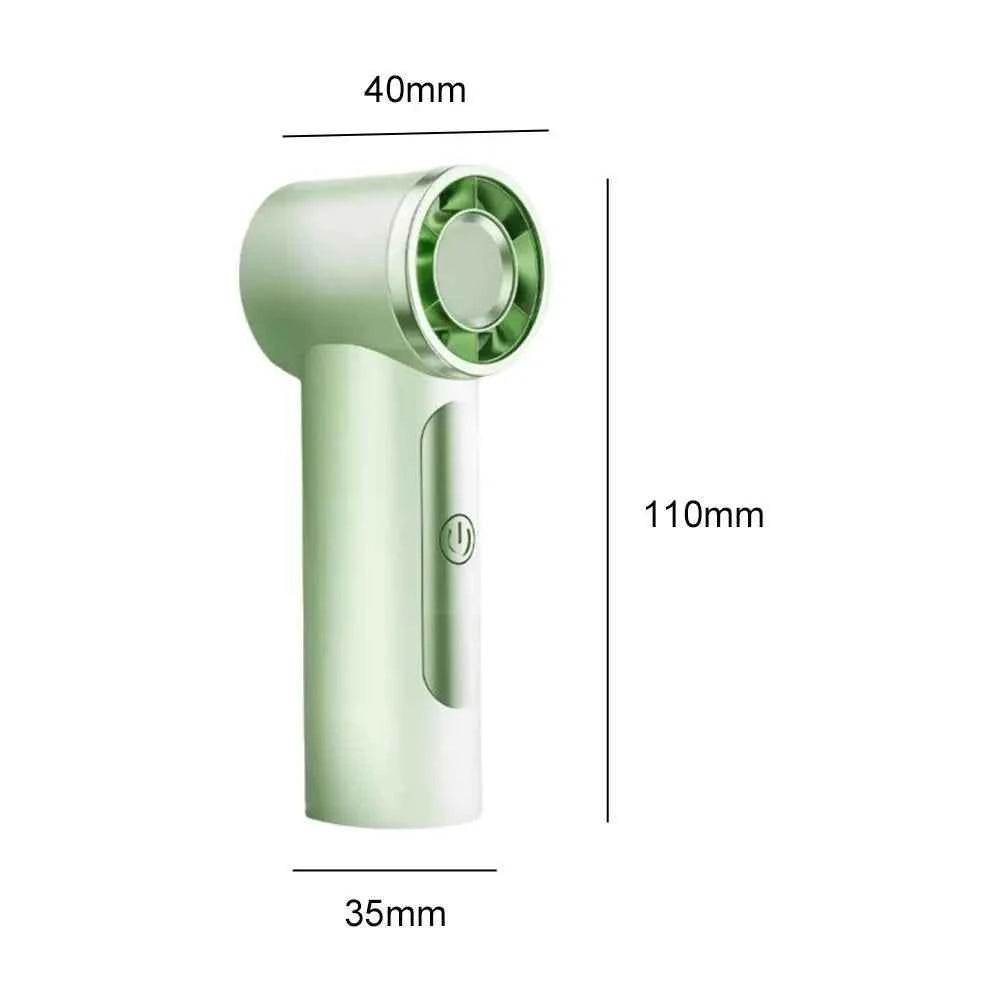 Portable Handheld Fan,4000mAh Rechargeable Turbo Personal Mini Fan,Pocket Design for Concerts, Sports Games, Camping, Travelling