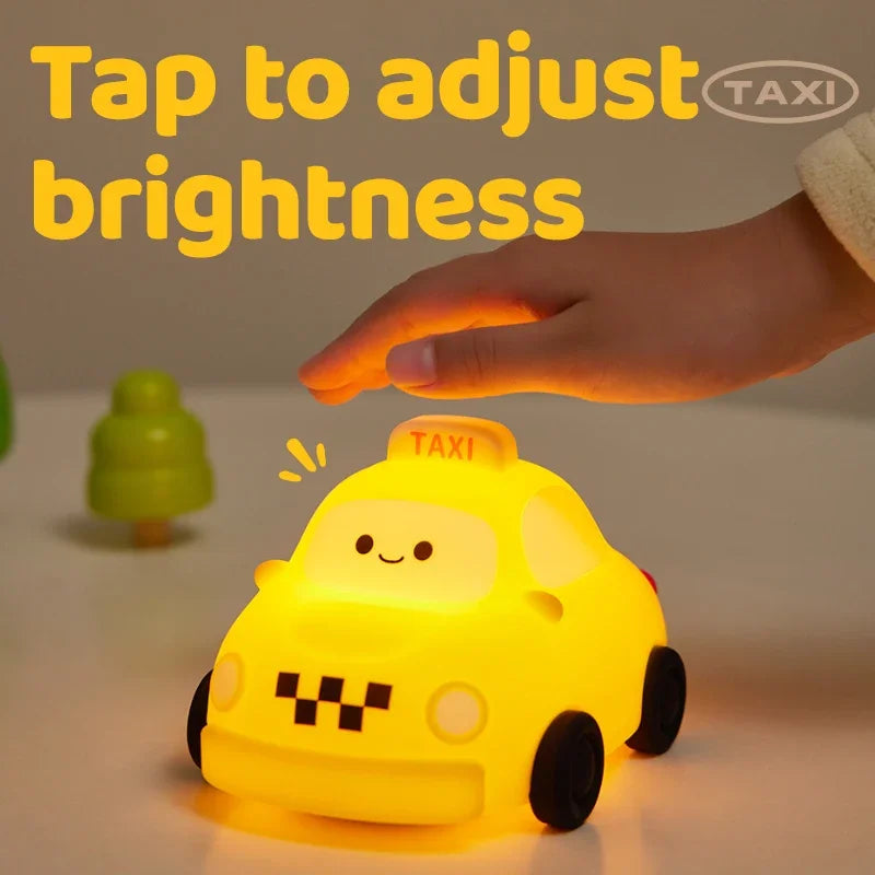 Soft Silicone Night Light - USB Rechargeable Touch Control 3-Level Dimmable Bedside Lamp for Nursery, Kids, Babies & Gift Decor - Fullshopping