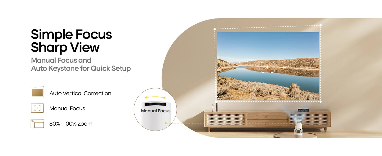 Magcubic Projector HY300 Pro 8K Android 14 Dual Wifi6 290ANSI Allwinner H726 BT5.4 1080P 1280*720P Home Cinema Outdoor Projetor - Fullshopping