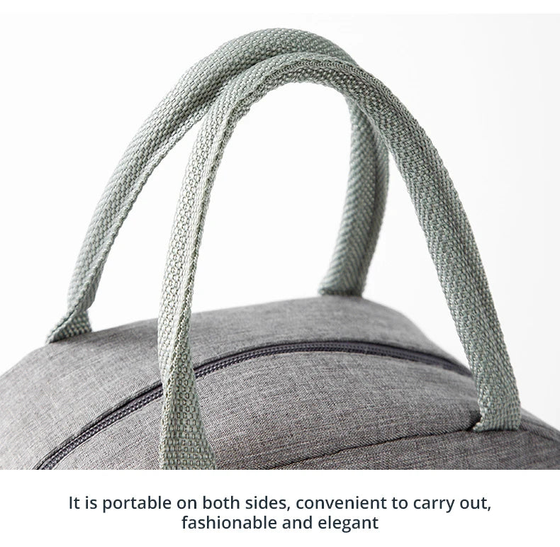 Insulated Lunch Bag Insulation Bento Pack Aluminum Foil Rice Bag Meal Pack Ice Pack Student Bento Lunch Handbag Insulation - Fullshopping