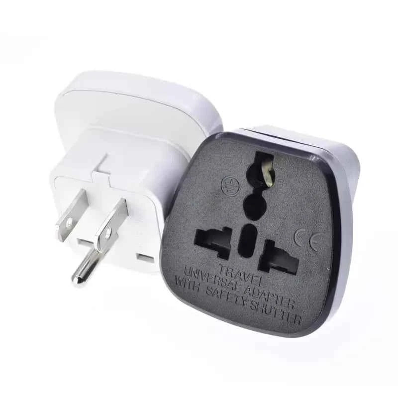 1pcs Universal American AU EU UK Swiss Italy to US travel adapter plug  Japan Canada Thailand Electric Power Convert Plug Type B