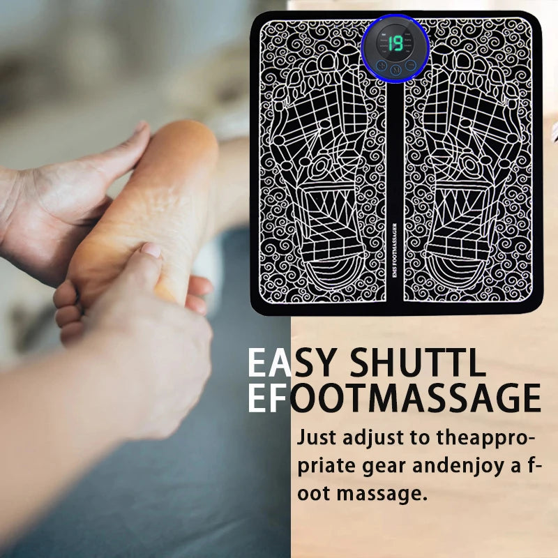 Electric Foot Massager Pad Muscle Massage Relaxation Trainer For Massage Fitness Outdoor Sport Home Family Relax - Fullshopping