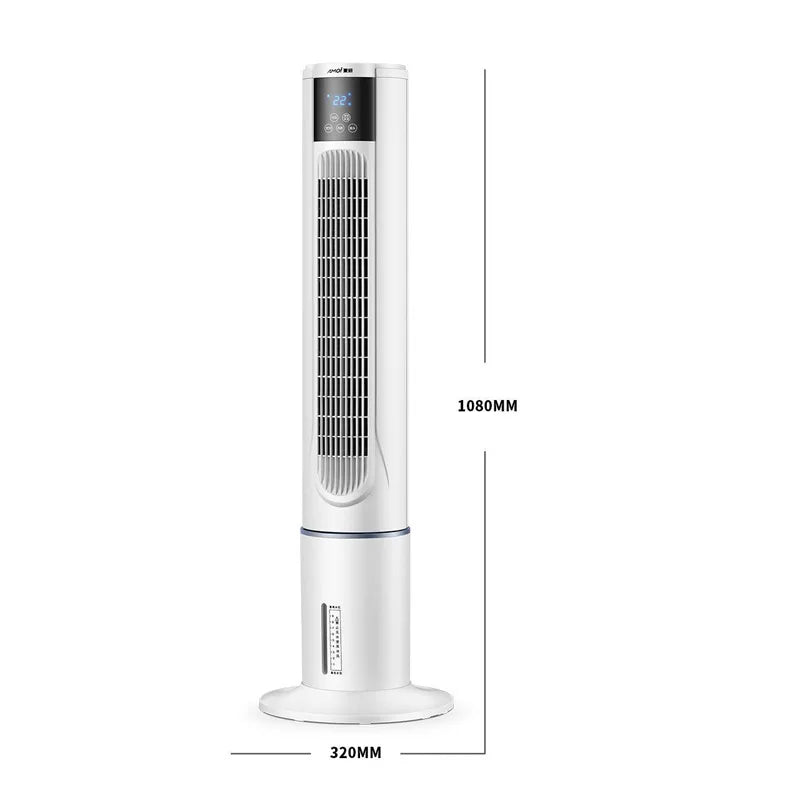 Air Conditioning Fan Humidification Chiller Household Water Cooling Fan Mobile Air Conditioner Vertical Mute