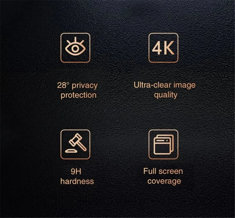 1-4Pcs Anti-spy Tempered Glass for IPhone 15 14 13 12 11Pro Max Full Cover Privacy Screen Protector For iPhone X XS Max XR Glass - Fullshopping