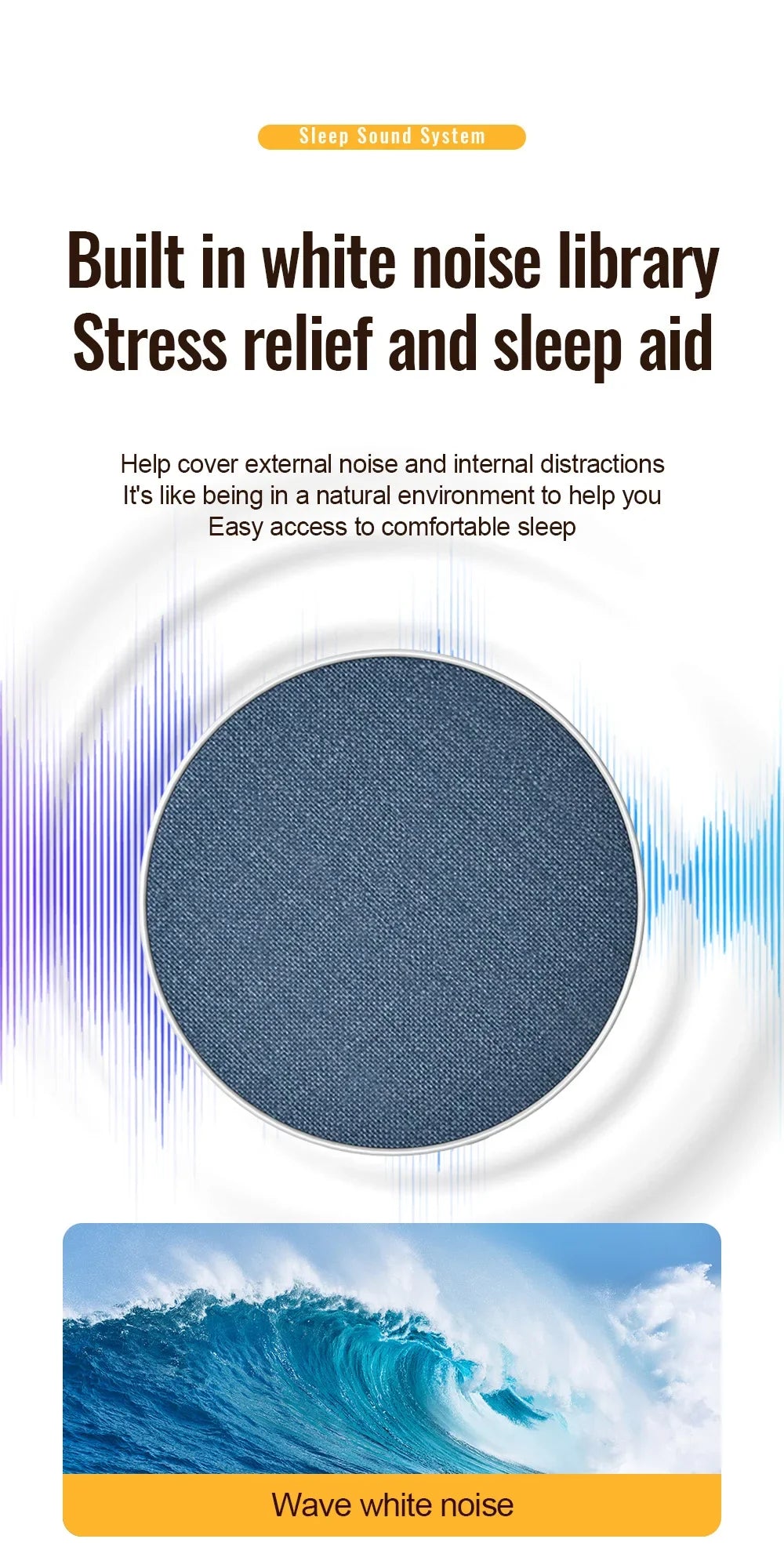 Pillow Side Sleep Aid Speaker Ultrasonic Sleep Aid High Dynamic Sound Quality Under Pillow Butterfly Bluetooth Speaker 2026
