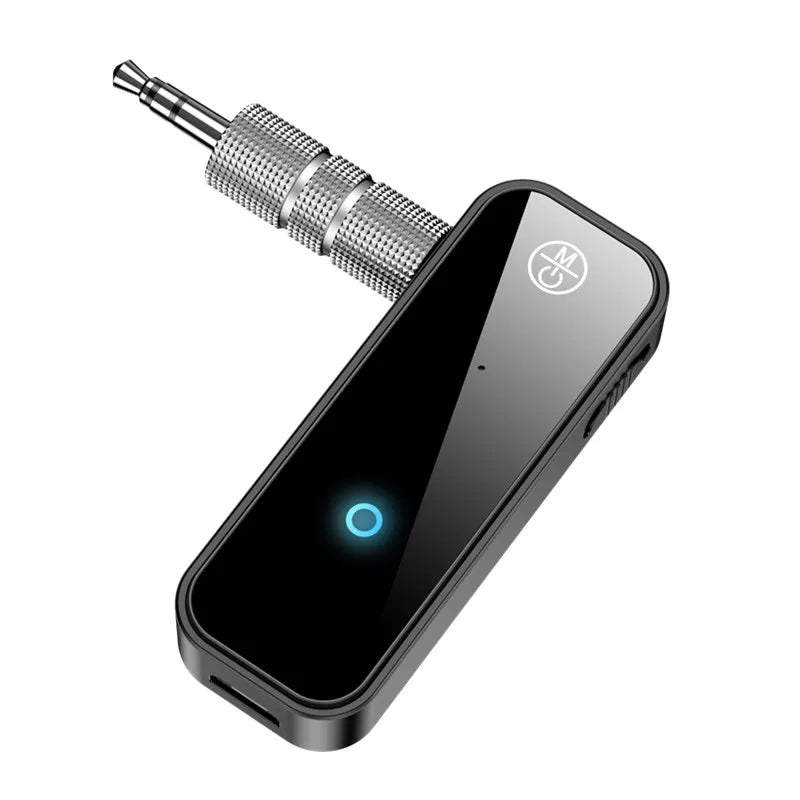 New Bluetooth 5.3 Transmitter Receiver 2 in1 Wireless Adapter 3.5mm Audio AUX Adapter For Car Audio Music Aux Handsfree Headset - Fullshopping