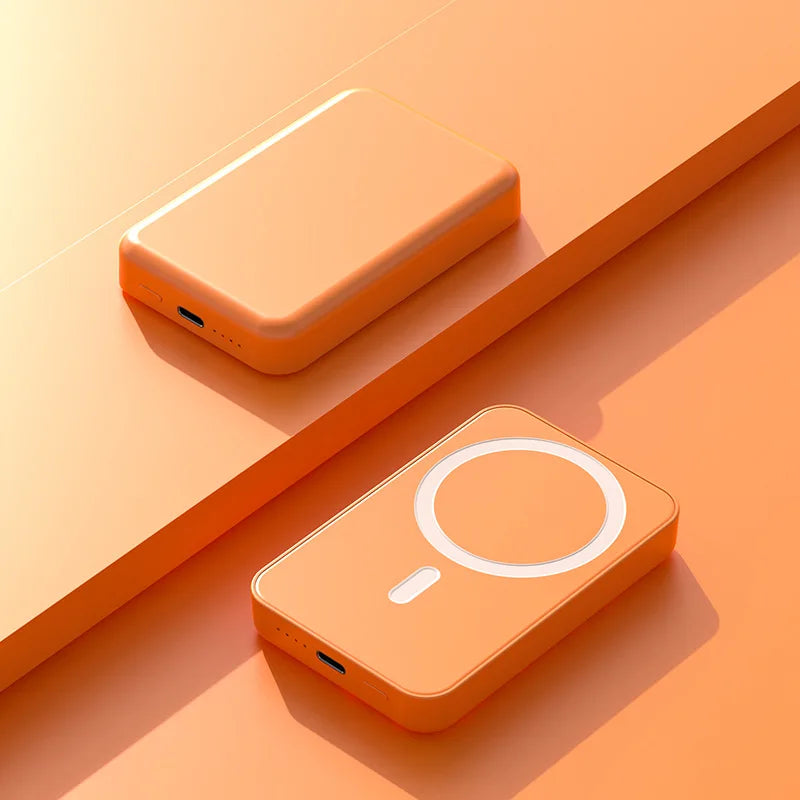 100000mAh Wireless Magnetic Power Bank Portable PD22.5W Fast Charging External Battery for Magsafe for iPhone17 16 15 Xiaomi 17 - Fullshopping