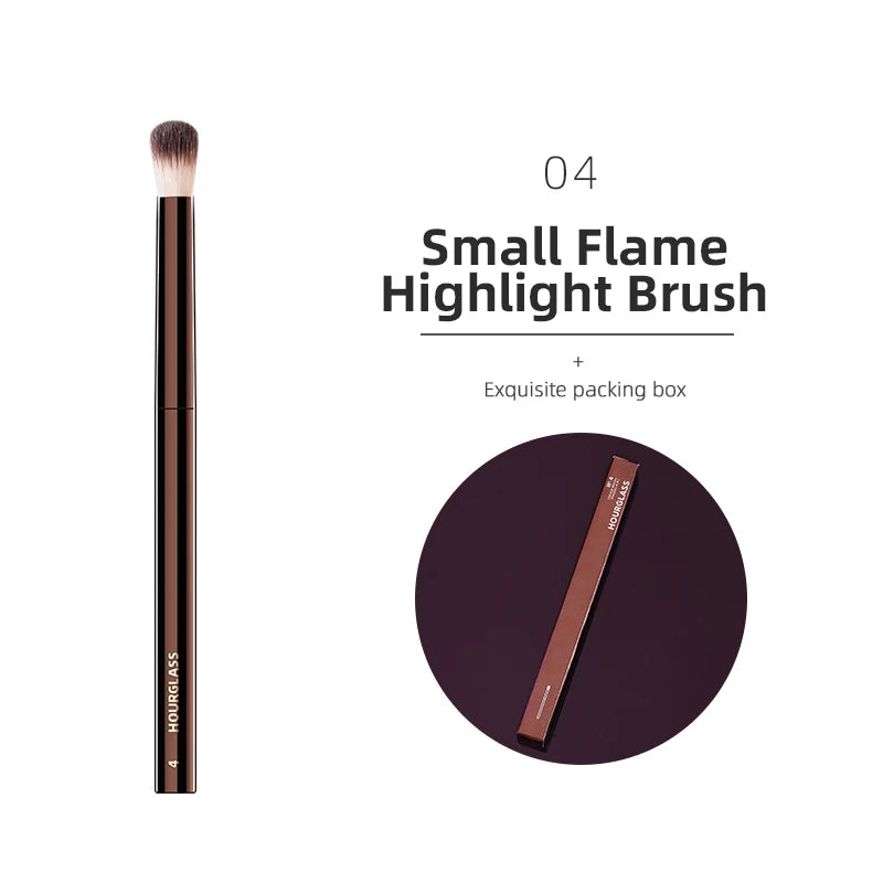 Hourglass Makeup Brushes Powder Foundation Concealer Blusher Bronzer Eye Shadow Eyebrow Eyeliner Sculpting Brush - Fullshopping