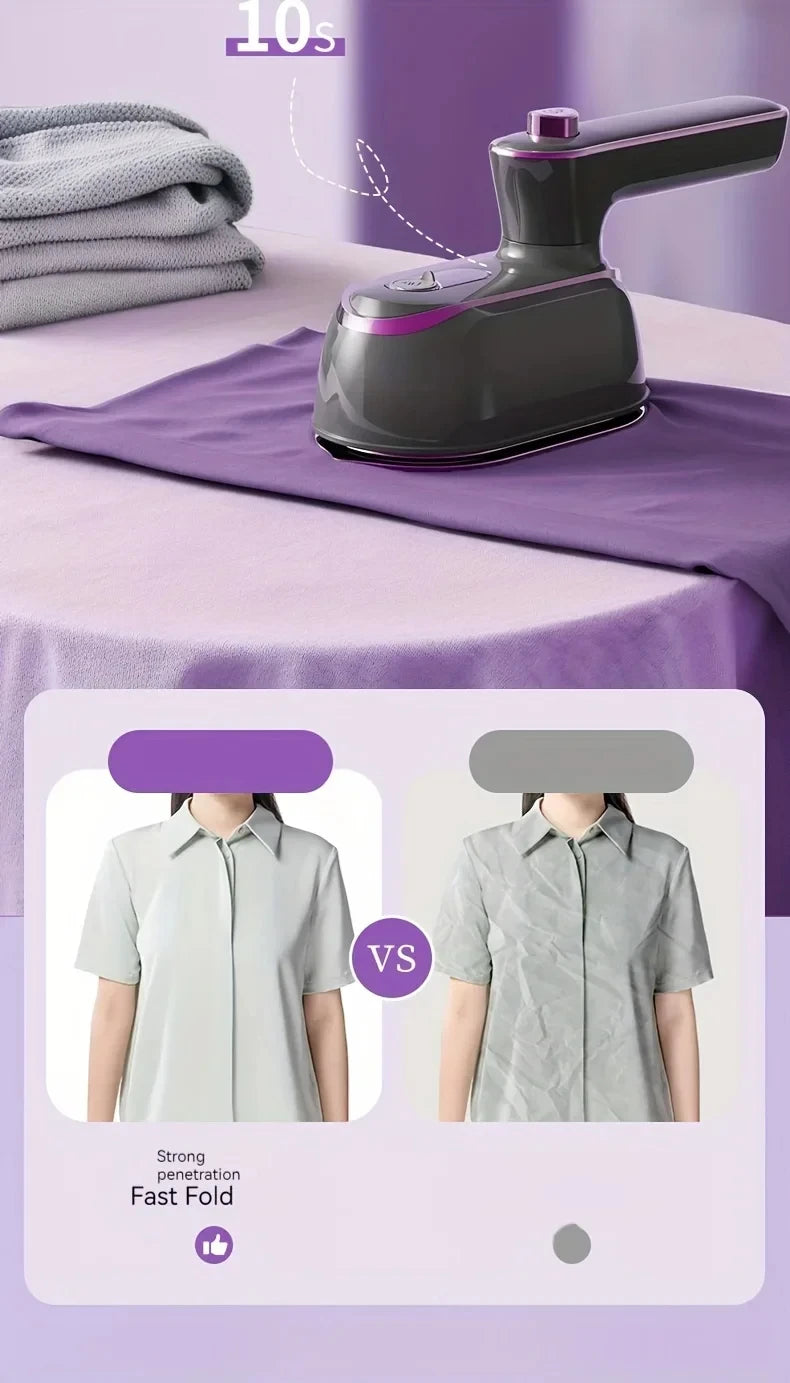 Handheld Steam Iron Portable Mini Dormitory Home Hanging Iron Foldable For Easy Travel Quick Dressing And Ironing Of Clothes - Fullshopping