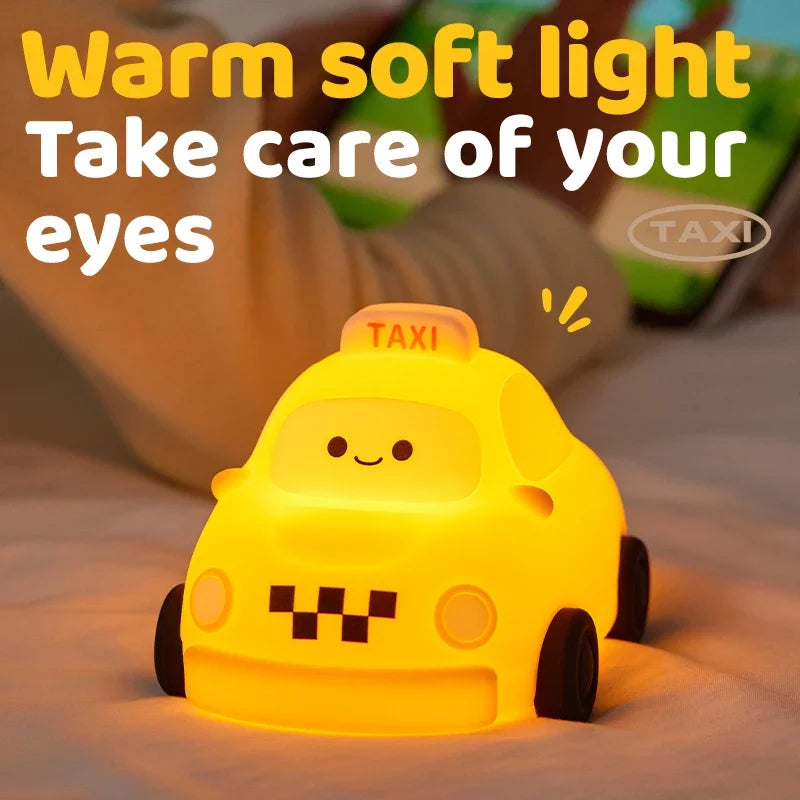 Soft Silicone Night Light - USB Rechargeable Touch Control 3-Level Dimmable Bedside Lamp for Nursery, Kids, Babies & Gift Decor - Fullshopping