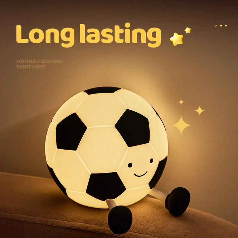 Soft Silicone Night Light - USB Rechargeable Touch Control 3-Level Dimmable Bedside Lamp for Nursery, Kids, Babies & Gift Decor - Fullshopping