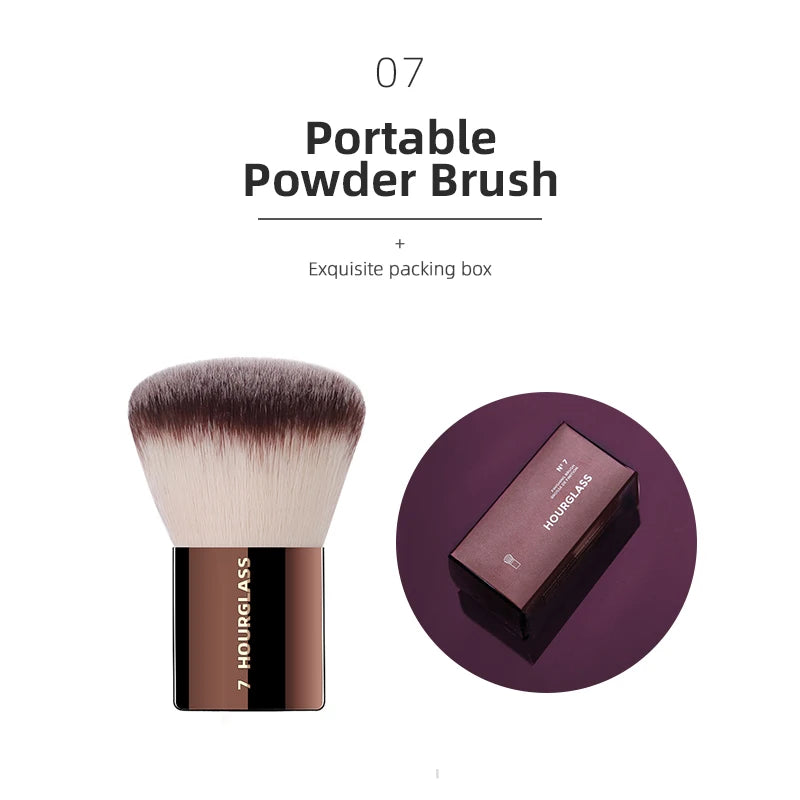 Hourglass Makeup Brushes Powder Foundation Concealer Blusher Bronzer Eye Shadow Eyebrow Eyeliner Sculpting Brush - Fullshopping