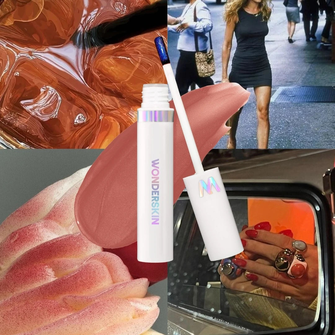 Wonderskin Peel Off Lip Stain Reveal Lasting Waterproof Pink Gloss Tint Transfer Proof Non-stick Cup Natural Cosmetics Wonder - Fullshopping