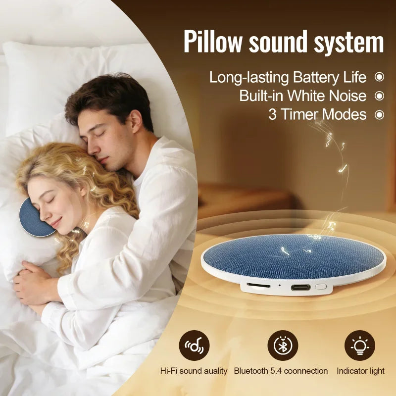Pillow Side Sleep Aid Speaker Ultrasonic Sleep Aid High Dynamic Sound Quality Under Pillow Butterfly Bluetooth Speaker 2026